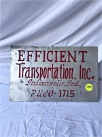 Efficient Transportation Sign