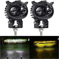 NEW $46 2PK LED Motorcycle Driving Fog Lights