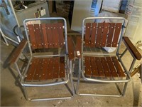 Aluminum & Wood Lawn Chairs