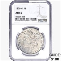 1879-O Morgan Silver Dollar NGC AU55