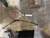 Tennis racket And bow