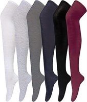 6PAIRS Thigh High Socks for Women