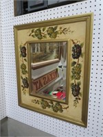HAND PAINTED MIRROR