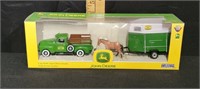 John Deere Diecast 1950 Chevy Pickup W/Horse