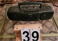 2 Sony AM/FM Radio Cassette Players