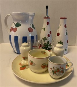Cherry & Strawberry Themed Kitchenware incl.