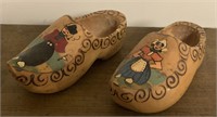 Hand painted holland wood shoes