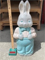 Vintage Easter bunny blow mold 26 inches