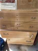 4 drawer chest approximately 36x18x44 and coffee