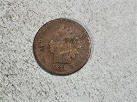 1871 Indian head cent