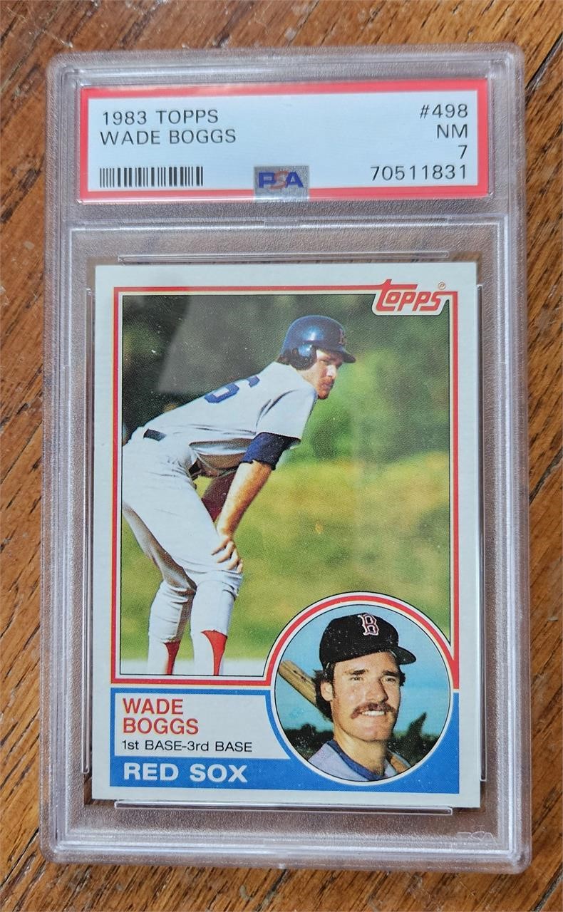 1983 Topps Wade Boggs PSA 7 Rookie Card