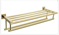 ALISE TOWEL RACK 27IN GOLD COLOUR