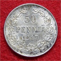 1917 Finland 50 Pennia