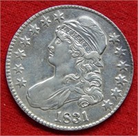 1831 Bust Silver Half Dollar