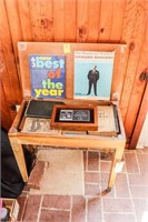 Piano Bench with Vintage Music Books