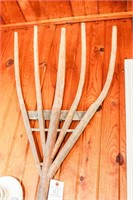 Antique Wooden Hay Fork
