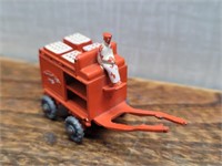 Vintage Pasteurised Milk Orange Horse Drawn Wagon