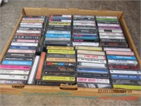 Tray of 80 Casette Tapes mostley Country Western
