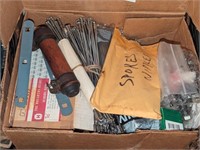 Tire Spokes, sulky tools, bolts, etc