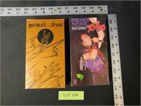 Judas Priest and Dio VHS Tapes