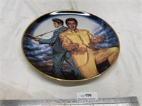 Elvis Rockin in the Moonlight  Collectors Plate
