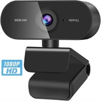 R1890  Lvelia Webcam, 1080P for Desktop, Black