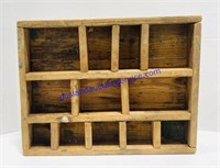 Wooden Crate Shelf (20 x 16 x 4)