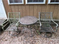 Table and 2 Patio Chairs