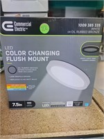 Color changing flush mount