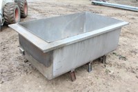 Stainless Steel Tank, Approx 3FTx6FTx2FT