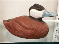 Ruddy Duck Carving,  Signed Wilson