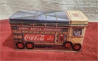 Coca-Cola Bottle Truck Collectible Tin 3×3×7
