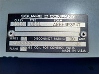SQ. D, SAFETY MAGNETIC CONTROL, 30 AMP