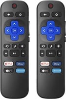 (Pack of 2) Replacement Only for Roku-TV-Remote