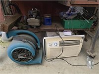 Estate lot of a used ac unit, motor, and more