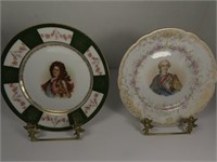Antique Portrait Plates