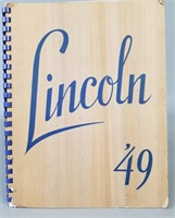 Vintage Lincoln High School Yearbook 1949