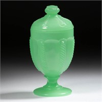 CABLE COVERED EGG CUP / POMADE, translucent jade