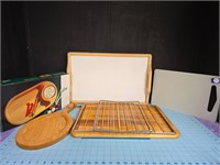 Wooden cutting boards & serving trays