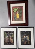 Collection of India Inspired Hand Drawn Paintings