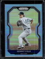 Gerrit Cole Carolina Blue Prizm 2021 Panini Prizm