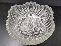 Brilliant Saw Tooth Glass Bowl
