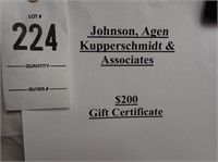 Johnson Agen, Kupperschmidt $200 Accounting