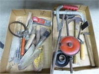 2 boxes misc. hand tools