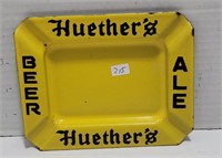 HUETHER'S BREWERY WATERLOO PORCELAIN ASHTRAY