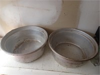 2 Pots en aluminium