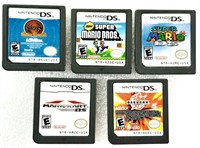 5 jeux NINTENDO DS dont Super Mario Bros, Bakugan