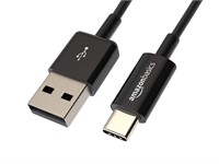 Basics USB Type-C to USB-A 2.0 Male Charger Cable