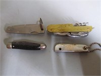 Misc Pocket Knives,Multi-Tool Lot,4pc