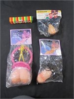 Adult Novelty Lot Pacifier / Glasses / Life Saver